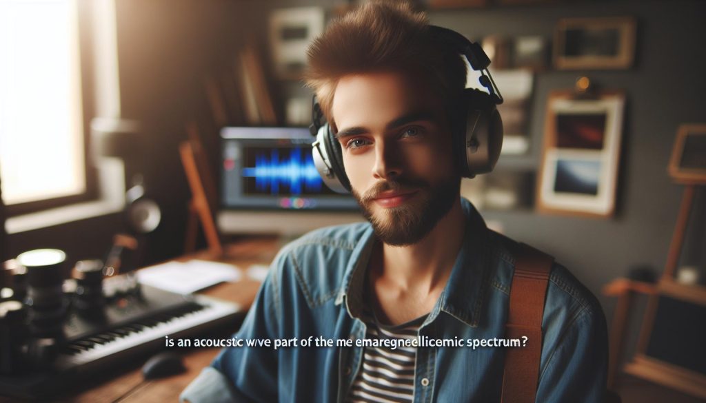 Is an Acoustic Wave Part of the Electromagnetic Spectrum?