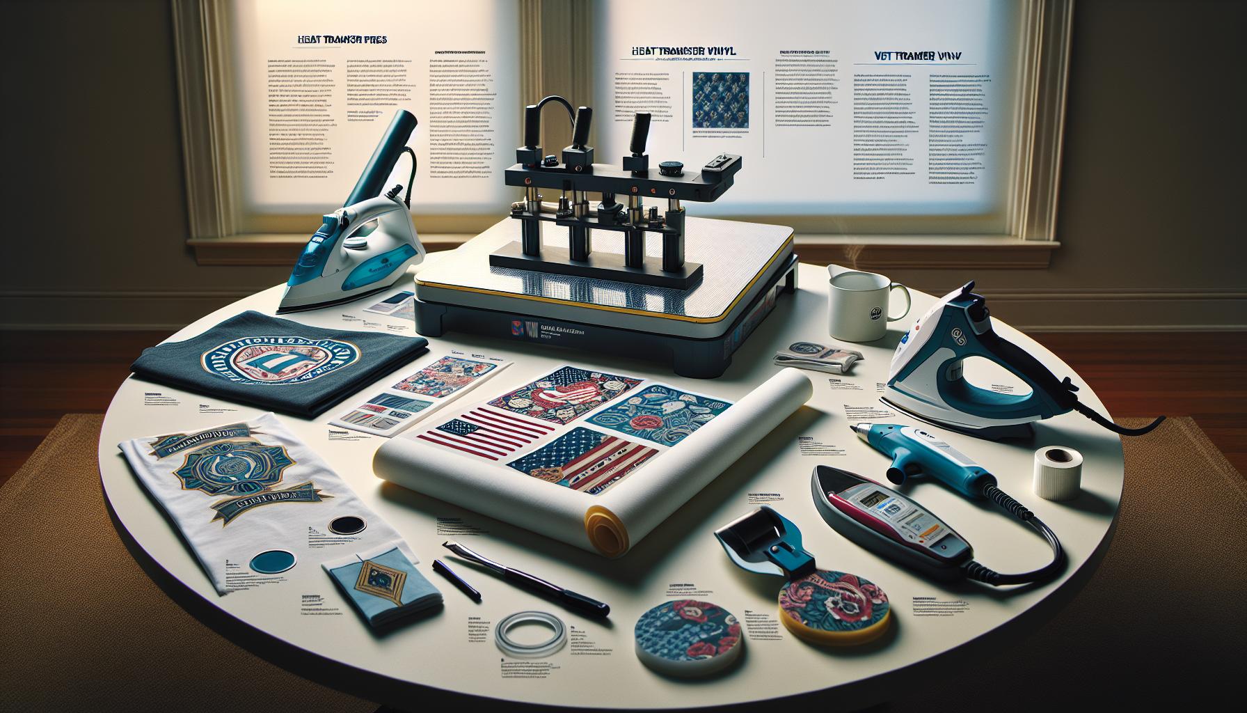 Alternative Methods for Applying Heat Transfer Vinyl