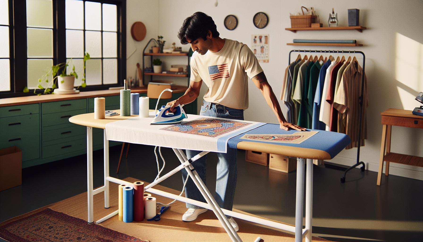 How to Properly Use an Iron with Heat Transfer Vinyl