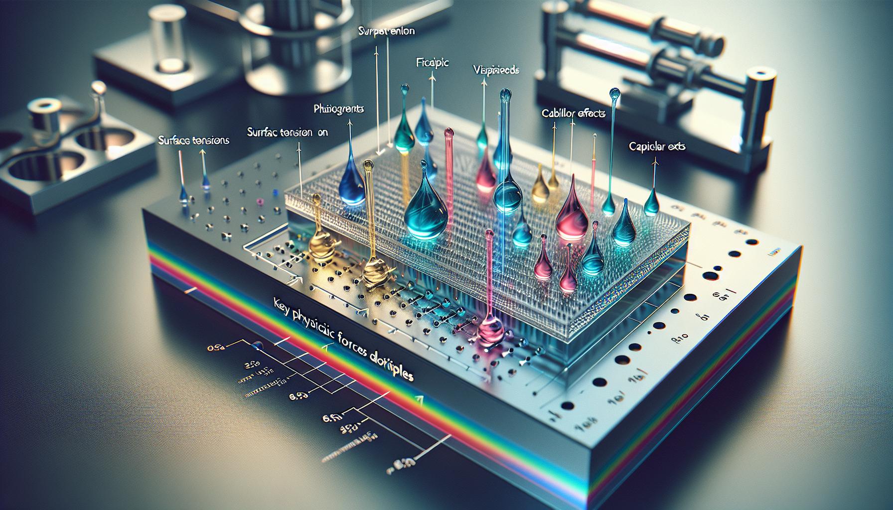 Key Physical Forces Affecting Microfluidic Droplets
