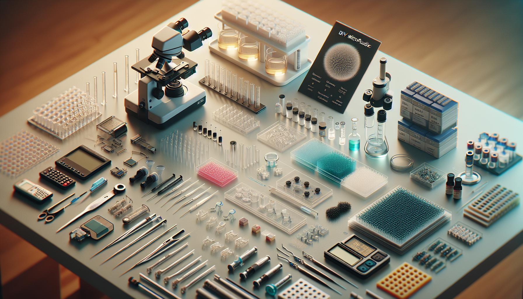 Materials Required for DIY Microfluidic Devices