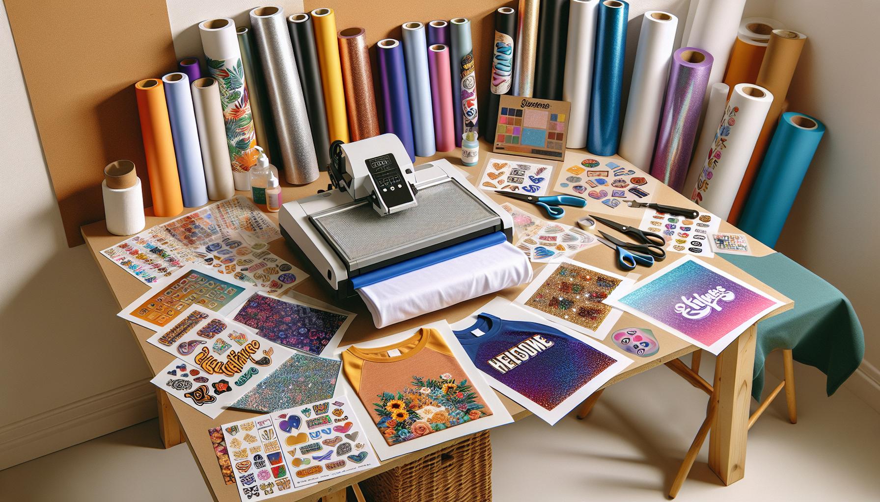 Types of Heat Transfer Vinyl You Can Use