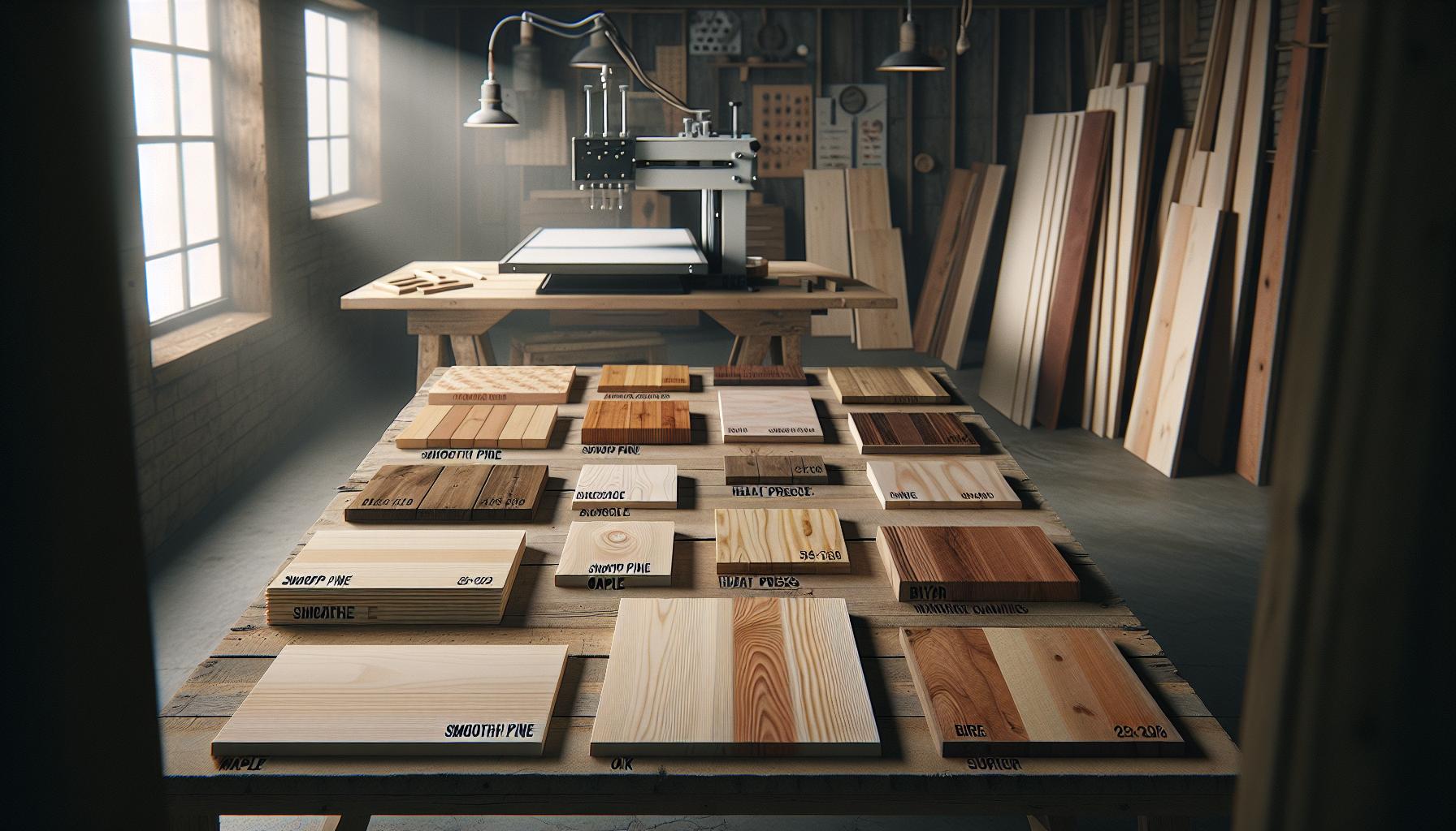 Types of Wood Suitable for Heat Transfer Vinyl