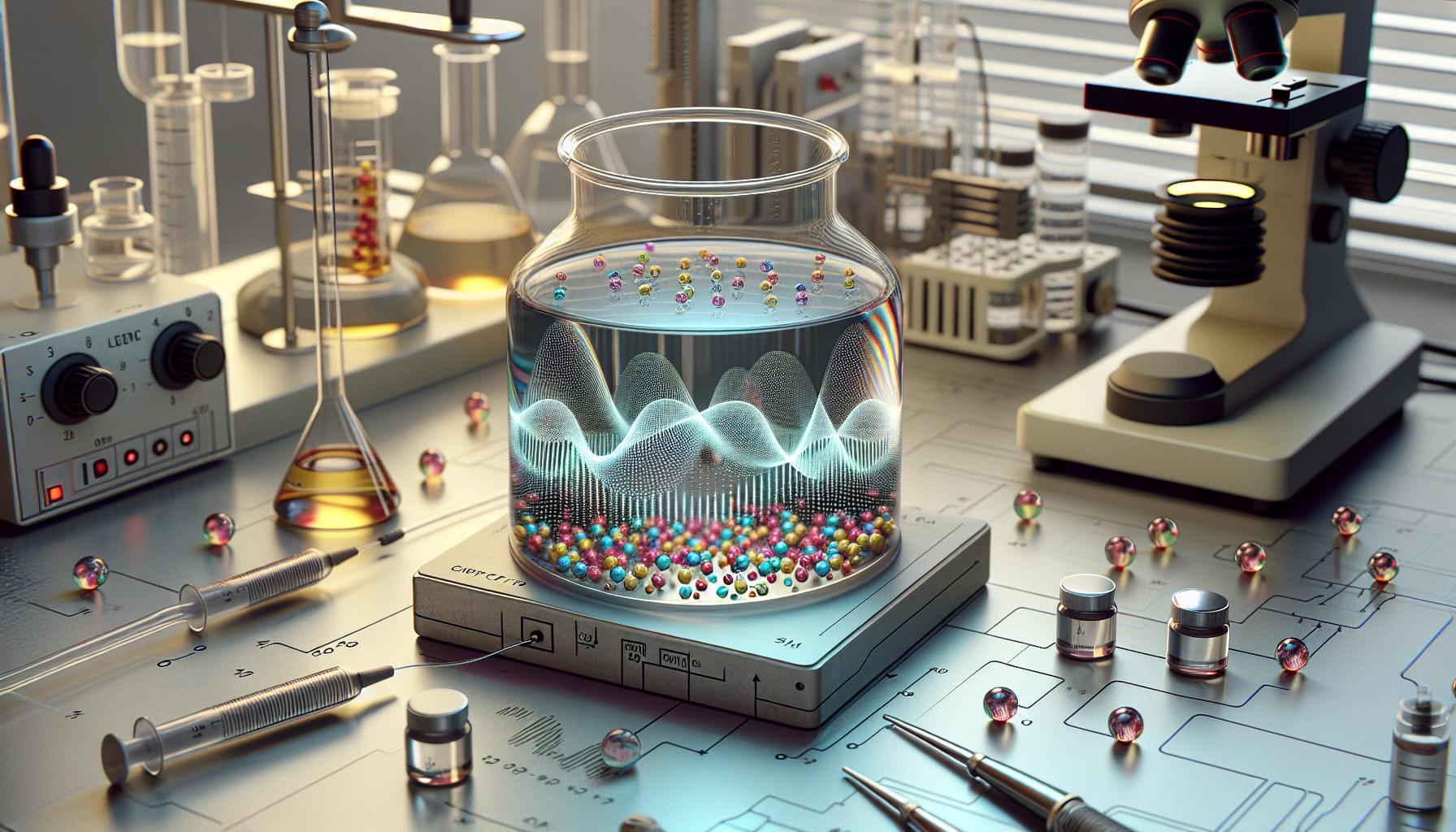 Understanding Acousto-Fluidics in Nanoparticles