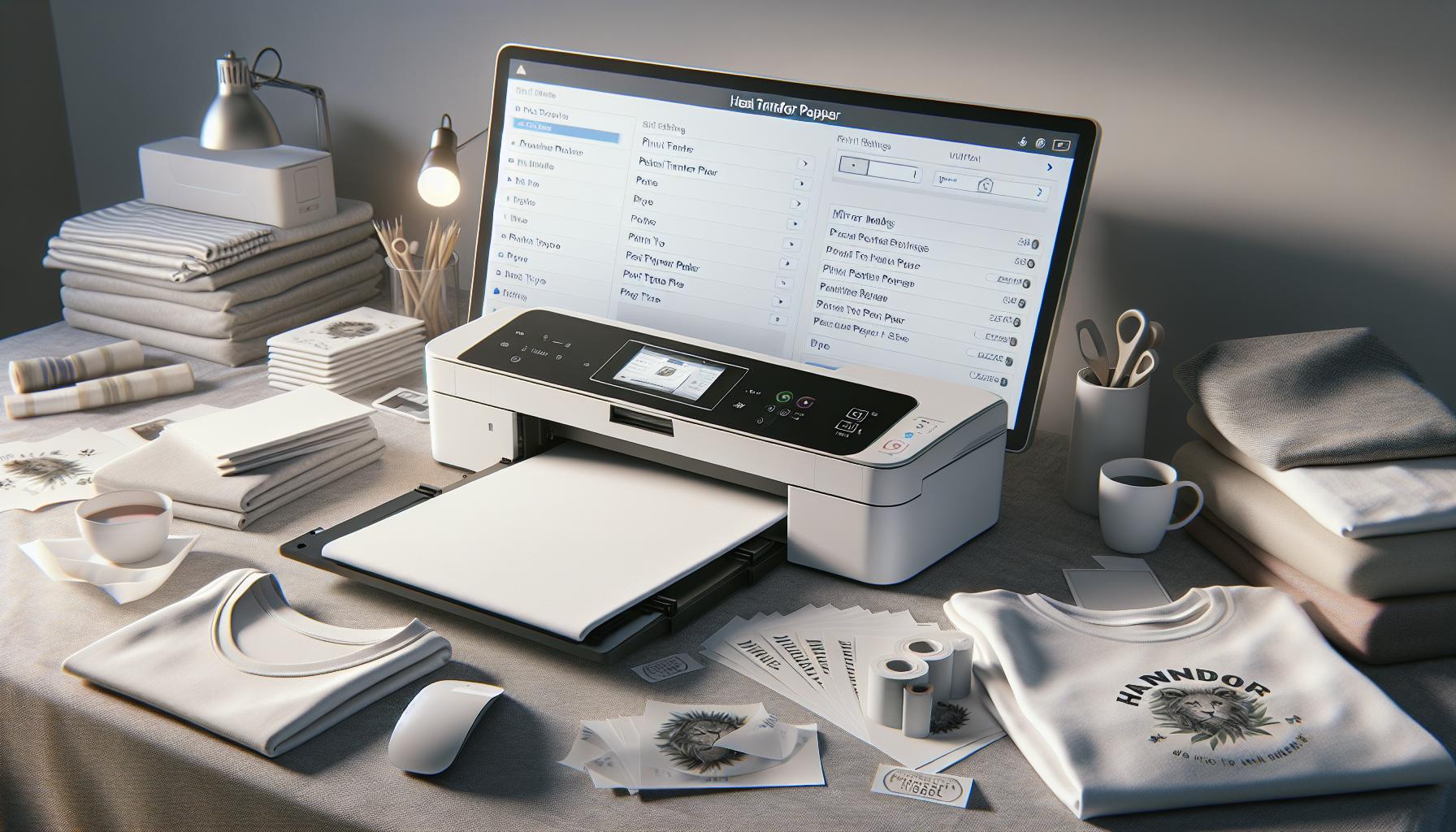 Understanding Printer Settings for Heat Transfer Paper